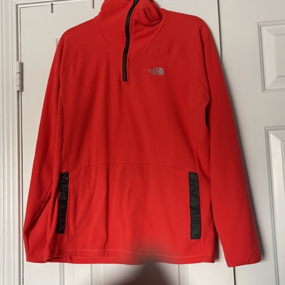 The North Face XLG. Orange & Gray fleece - Picture 3 of 7